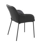 Daniella Contemporary Black Metal and Faux Leather Dining Chairs by LumiSource (Set of 2) (Set of 2) 18 Daniella Contemporary Black Metal and Faux Leather Dining Chairs by LumiSource (Set of 2) (Set of 2)
