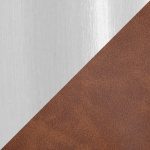 Daniella Contemporary Camel Faux Leather Dining Chairs Chrome (Set of 2) 18 Daniella Contemporary Camel Faux Leather Dining Chairs Chrome (Set of 2)