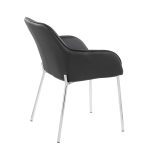 Daniella Contemporary Faux Leather Dining Chairs Chrome Black (Set of 2) (Set of 2) 14 Daniella Contemporary Faux Leather Dining Chairs Chrome Black (Set of 2) (Set of 2)