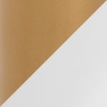Daniella Contemporary White Faux Leather and Gold High Back Bench 26 Daniella Contemporary White Faux Leather and Gold High Back Bench