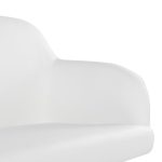 Daniella Contemporary White Faux Leather and Gold High Back Bench 23 Daniella Contemporary White Faux Leather and Gold High Back Bench