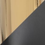 Daniella Gold and Black Contemporary Adjustable Barstool (Set of 2) 20 Daniella Gold and Black Contemporary Adjustable Barstool (Set of 2)