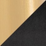 Daniella Gold and Black Velvet Contemporary Dining Chairs (Set of 2) 18 Daniella Gold and Black Velvet Contemporary Dining Chairs (Set of 2)