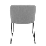 Daniella Light Grey Contemporary Dining Chairs (Set of 2)