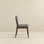 Grey Fabric Mid-Century Modern Dining Chairs (Set of 2) 11 Grey Fabric Mid-Century Modern Dining Chairs (Set of 2)