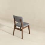 Grey Fabric Mid-Century Modern Dining Chairs (Set of 2) 12 Grey Fabric Mid-Century Modern Dining Chairs (Set of 2)