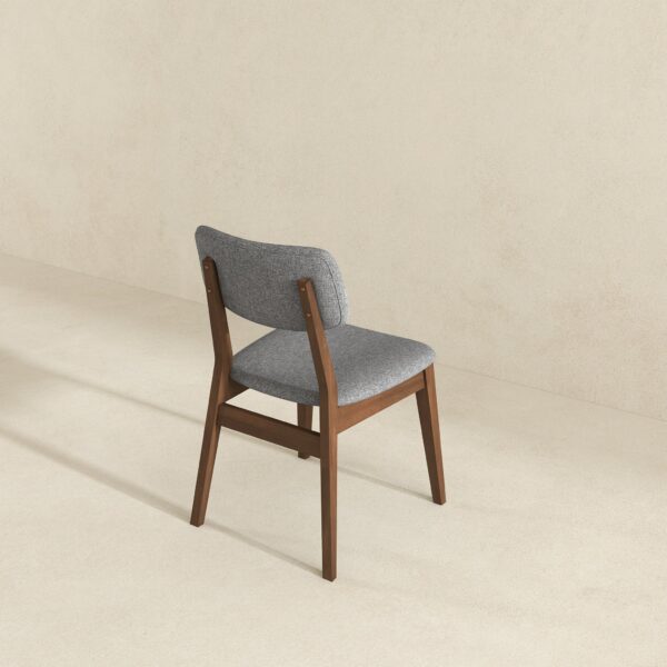 DarkGreyFabricDiningChair 6