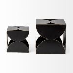 Darren (Large) 8L x 8W Black Metal Decorative Cube