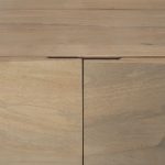 Darwin Light Brown Wooden 4 Door w/ 2 Shelves Sideboard