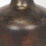 Daya Medium Antiqued Gold Metal Vase