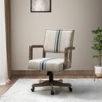 Debora Navy Nailhead Trim Swivel Ergonomic Task Chair 6 Debora Navy Nailhead Trim Swivel Ergonomic Task Chair