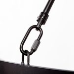 Decamp I (47.2"x36.2") Black Metal Chassis Glass Tube Twelve Light Chandelier