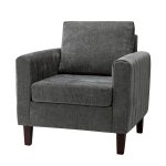 Deionides Grey Tufted Glam Accent Club Chair 7 Deionides Grey Tufted Glam Accent Club Chair