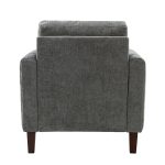 Deionides Grey Tufted Glam Accent Club Chair 9 Deionides Grey Tufted Glam Accent Club Chair