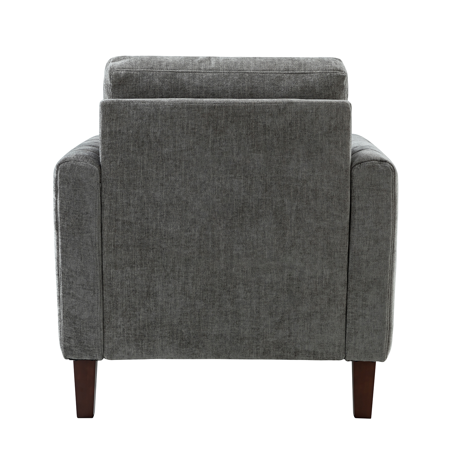 Deionides Grey Tufted Glam Accent Club Chair 4 Deionides Grey Tufted Glam Accent Club Chair - Image 4