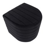 Demi Black Velvet Contemporary Ottoman 20 Demi Black Velvet Contemporary Ottoman
