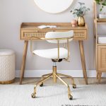 Demi Contemporary Cream Velvet Gold Metal Task Chair 12 Demi Contemporary Cream Velvet Gold Metal Task Chair