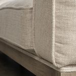 Denali IV 121" Beige Upholstered Wooden Frame Left Four Seater Sectional