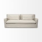 Denly II 92.5 X 38.25 X 34.5 Beige Slipcover Three Seater Sofa