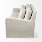 Denly II 92.5 X 38.25 X 34.5 Beige Slipcover Three Seater Sofa