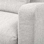 Denly II 92.5 X 38.25 X 34.5 Frost Gray Slipcover Three Seater Sofa