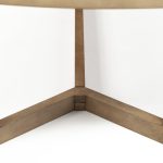 Denver 91.5x38 Rectangular Brown Solid Wood Top & Base Dining Table