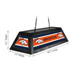 Denver Broncos 42 Inch Acrylic Billiard Lamp