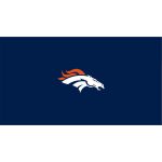 Denver Broncos 8 ft Polyester Anti Friction Billiard Cloth