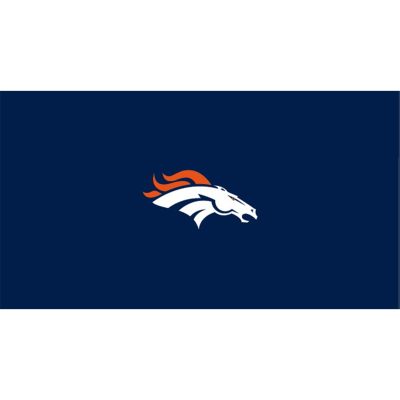 Denver Broncos 8 ft Polyester Anti Friction Billiard Cloth