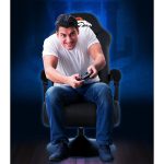 Denver Broncos Bluetooth Swivel Gaming Chair Black