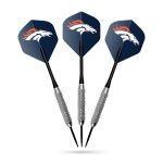 Denver Broncos Bristle Dartboard Cabinet Set