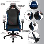 Denver Broncos NFL Pro Series Embroidered Gaming Chair