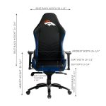 Denver Broncos NFL Pro Series Embroidered Gaming Chair