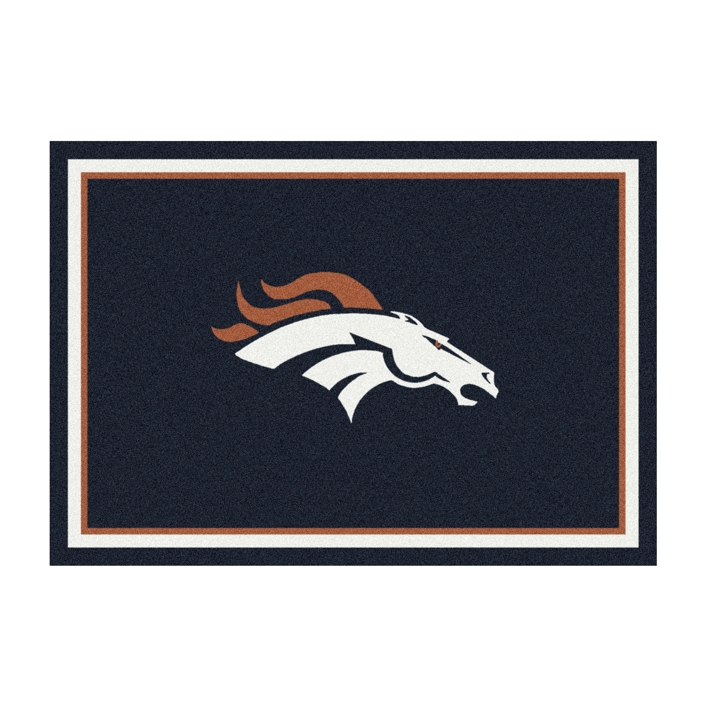 Denver Broncos Officially Licensed 4x6 Spirit Area Rug