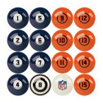 Denver Broncos Regulation Billiard Ball Set