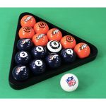Denver Broncos Regulation Billiard Ball Set
