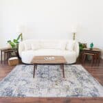 Mid-Century Modern Brown Solid Wood Center Table