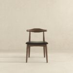 Black Leather Mid-Century Modern Dining Chairs (Set of 2) 8 Black Leather Mid-Century Modern Dining Chairs (Set of 2)
