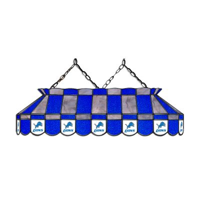 Detroit Lions 40 Inch Stained Glass Billiard Lamp