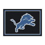 Detroit Lions 4x6 Officially Licensed NFL Spirit Area Rug