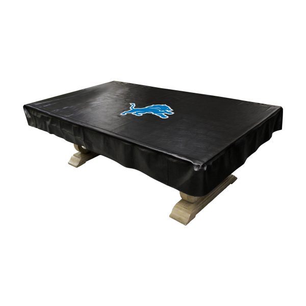Detroit Lions 8 Foot Naugahyde Billiard Table Cover