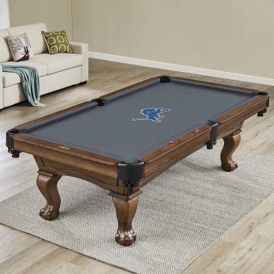 Detroit Lions 8 ft Polyester Anti-Friction Billiard Cloth