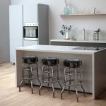 Detroit Lions Chrome Logo American Crafted Bar Stool