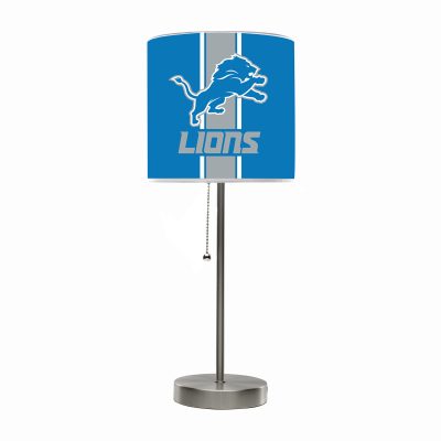 Detroit Lions Chrome USB Charging Lamp