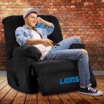 Detroit Lions Embroidered Microfiber Rocker Recliner