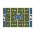 Detroit Lions Homefield 4x6 Football Field Area Rug