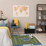 Detroit Lions Homefield 4x6 Football Field Area Rug