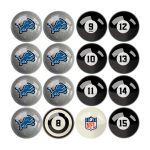 Detroit Lions Regulation Billiard Ball Set