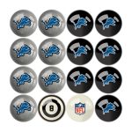 Detroit Lions Regulation Billiard Ball Set