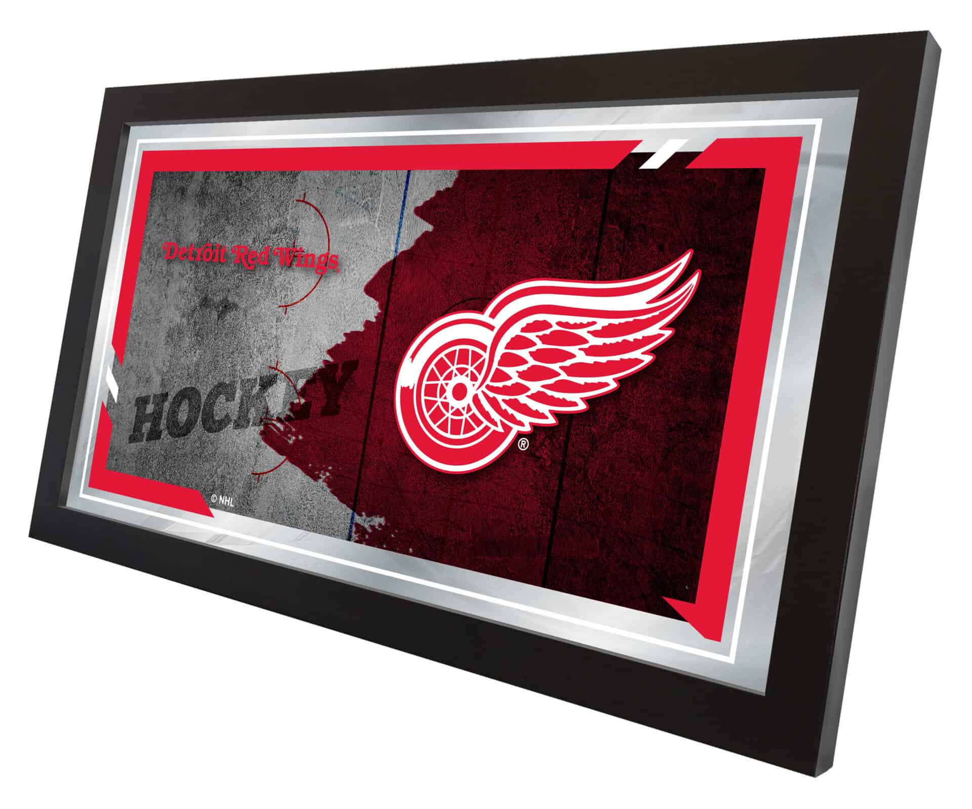 Detroit Red Wings 15x26 Hockey Collector Mirror 4 Detroit Red Wings 15x26 Hockey Collector Mirror